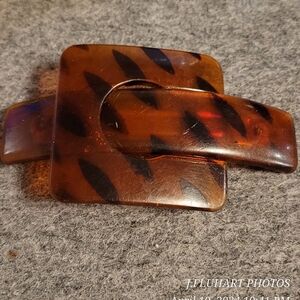 Vintage Faux Tortoise Hair Barrette